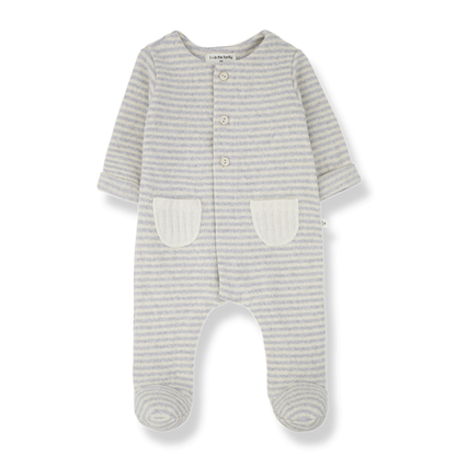 Adria - Jumpsuit W/Feet - Perla