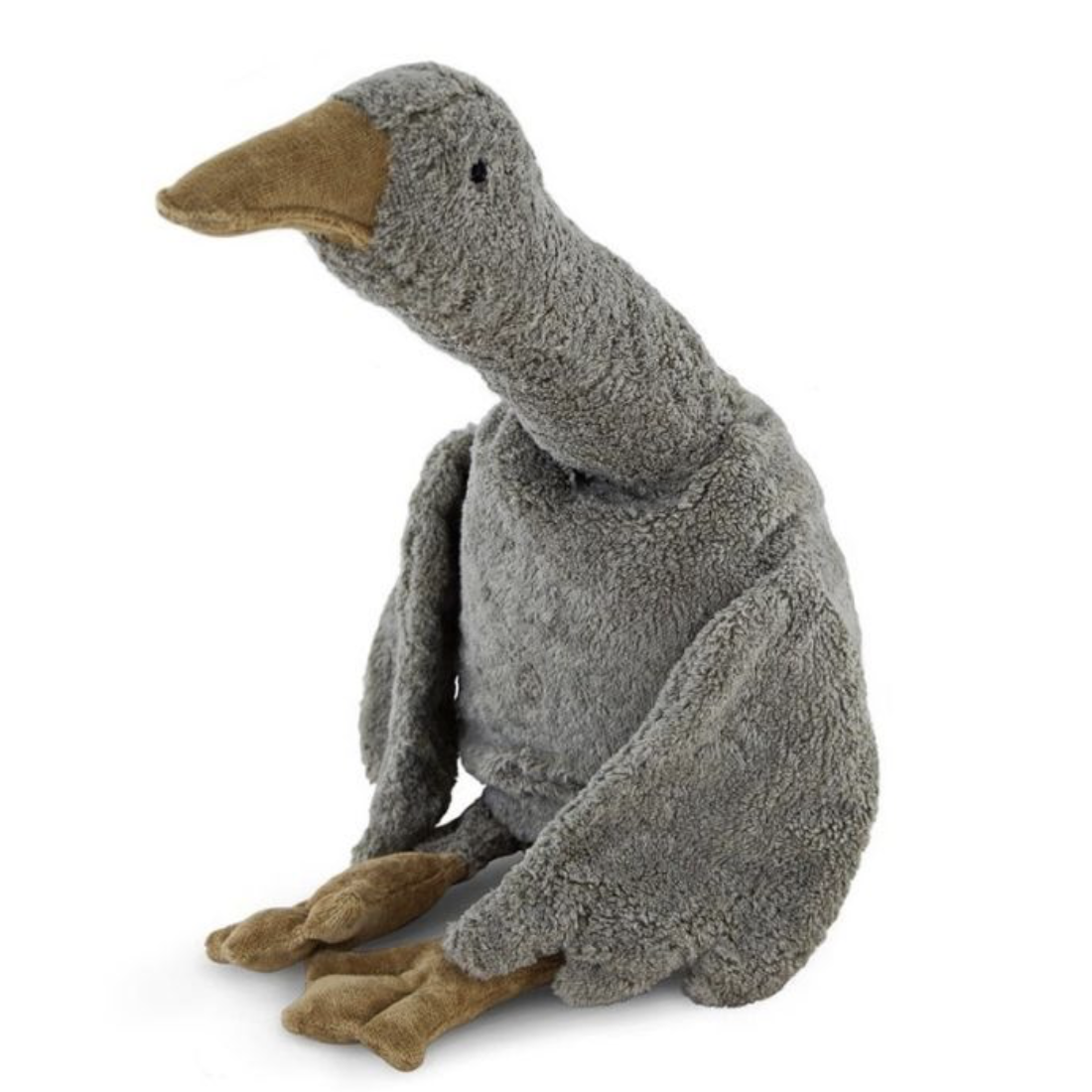 Cuddly animal Goose large | grey | vegan