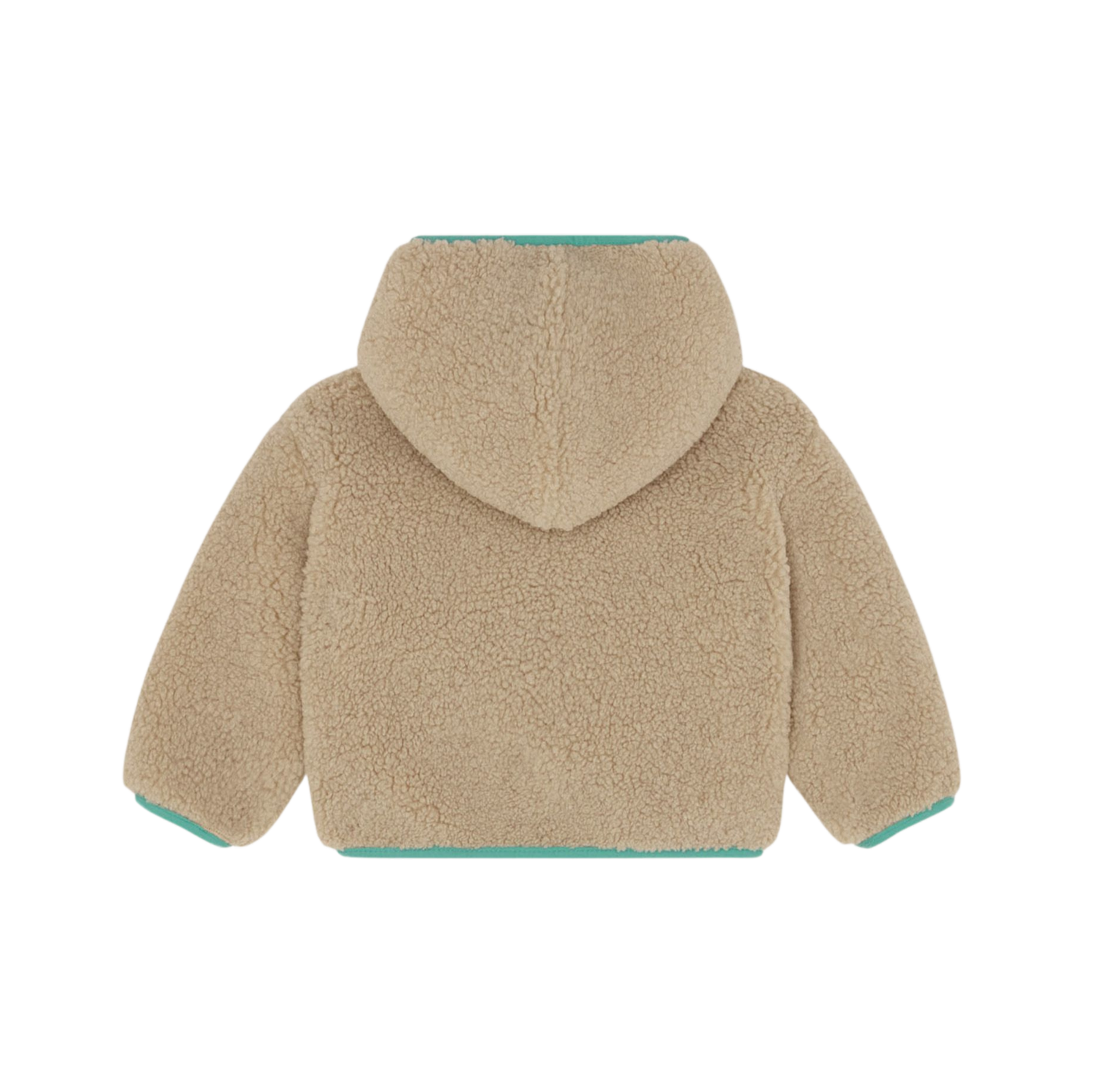 Ecru Teddy Baby Jacket - Ecru