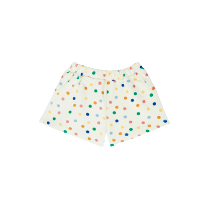Dots Allover Baby Shorts - Ecru