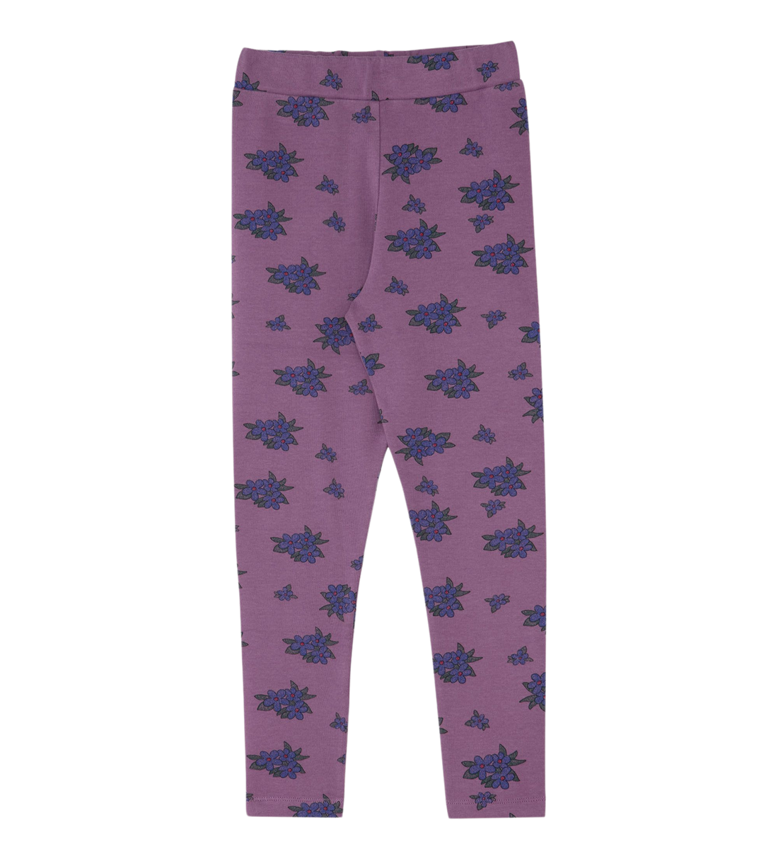 Flowers Kids Leggings - Purple