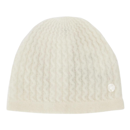 Cashmere Beanie - Ecru