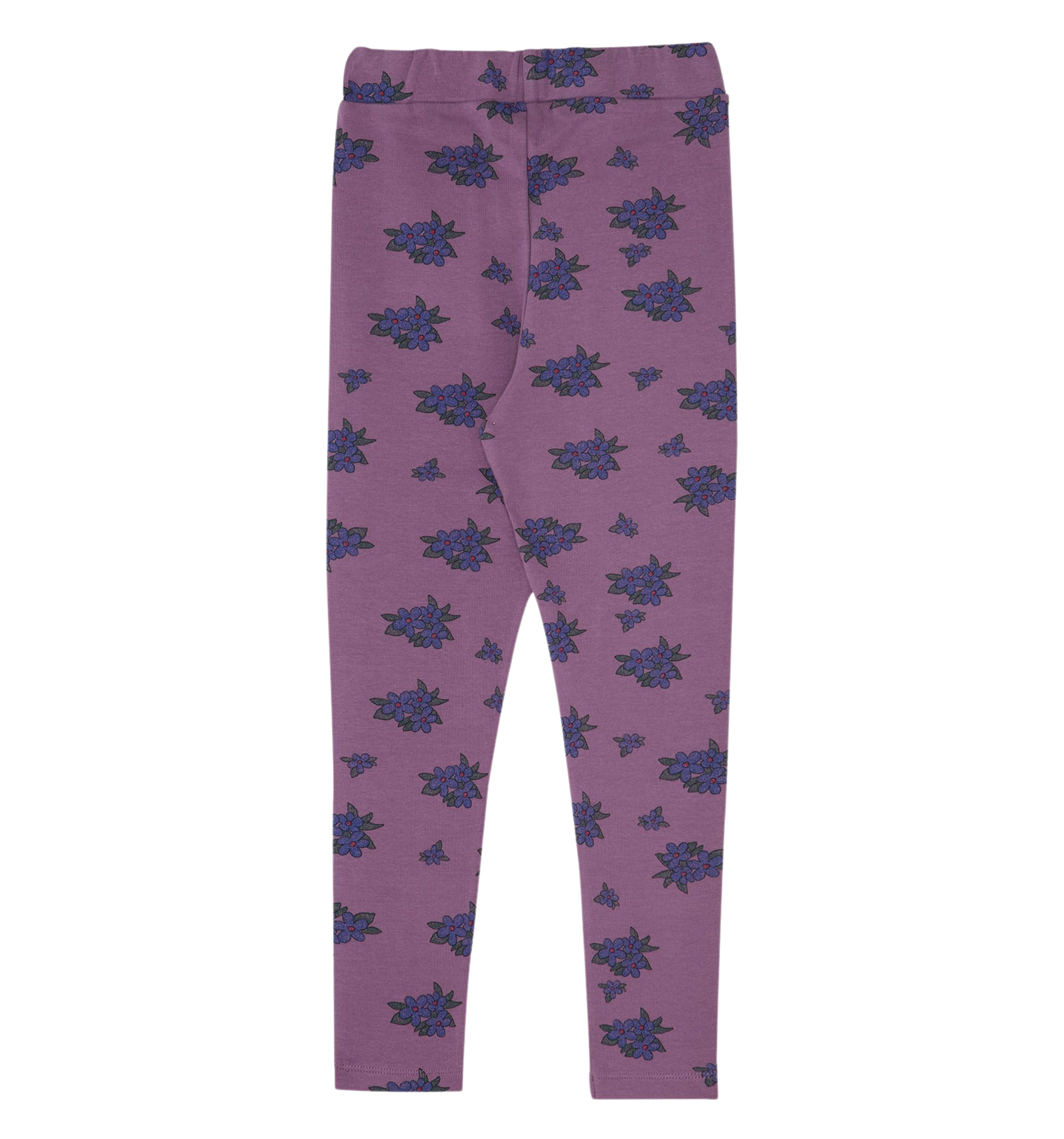 Flowers Kids Leggings - Purple