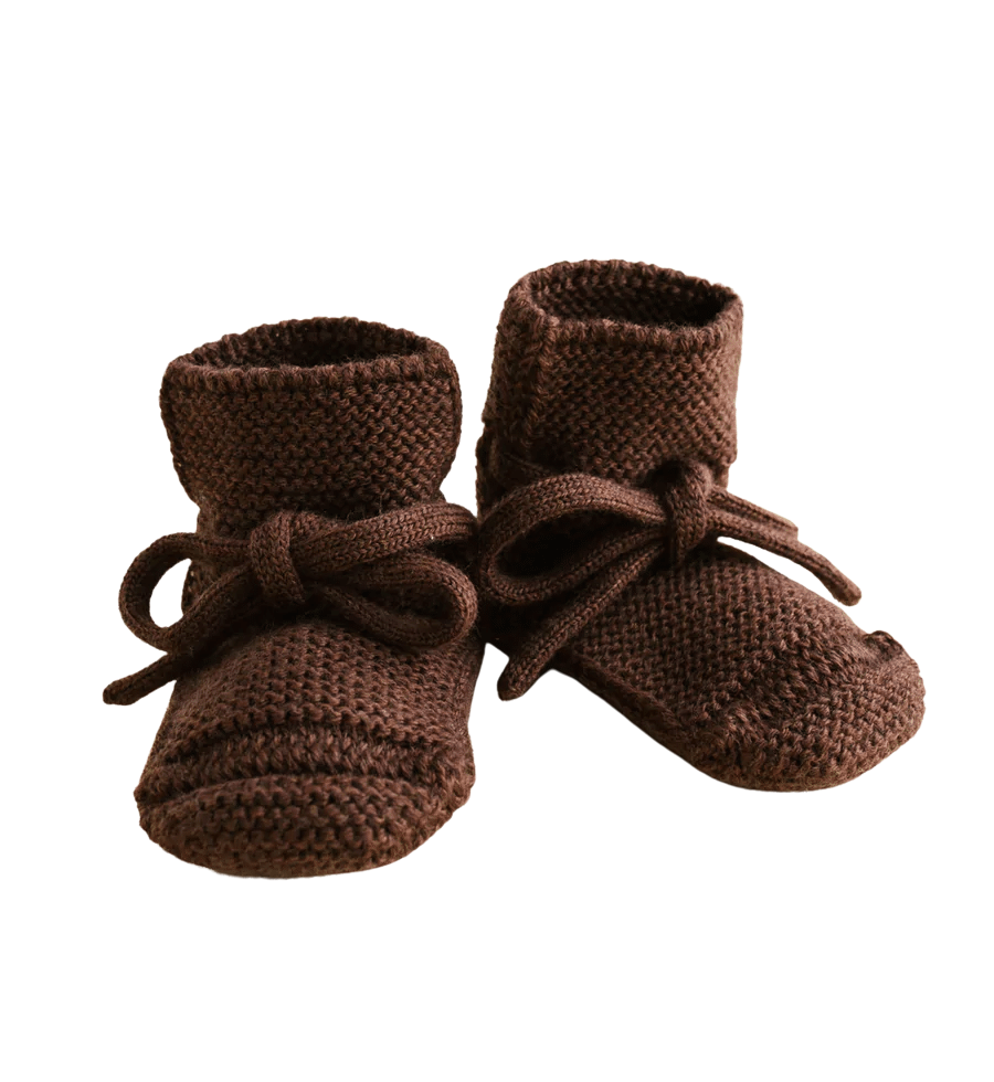 Booties Dark Brown