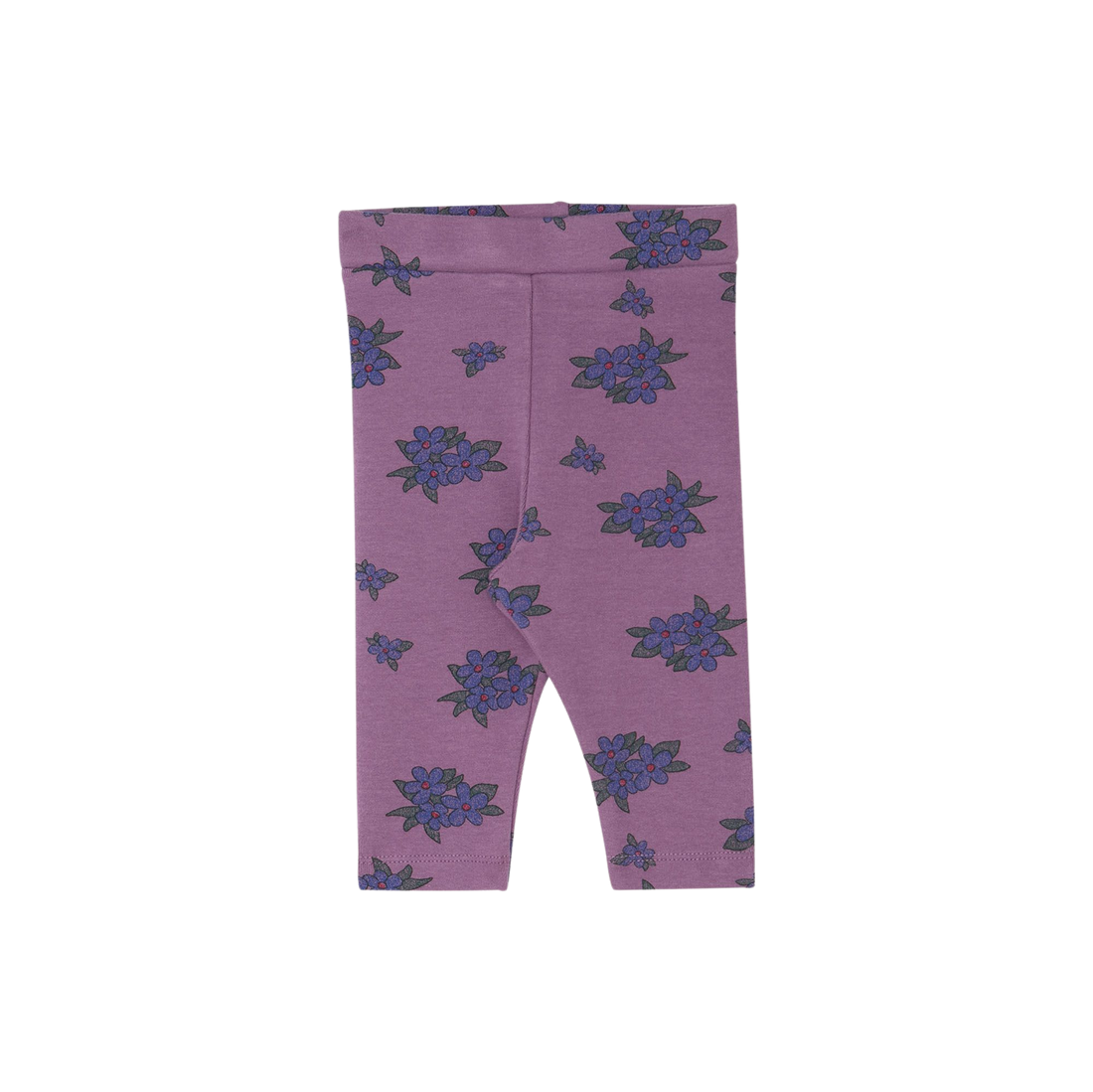 Flowers Baby Leggings - Purple