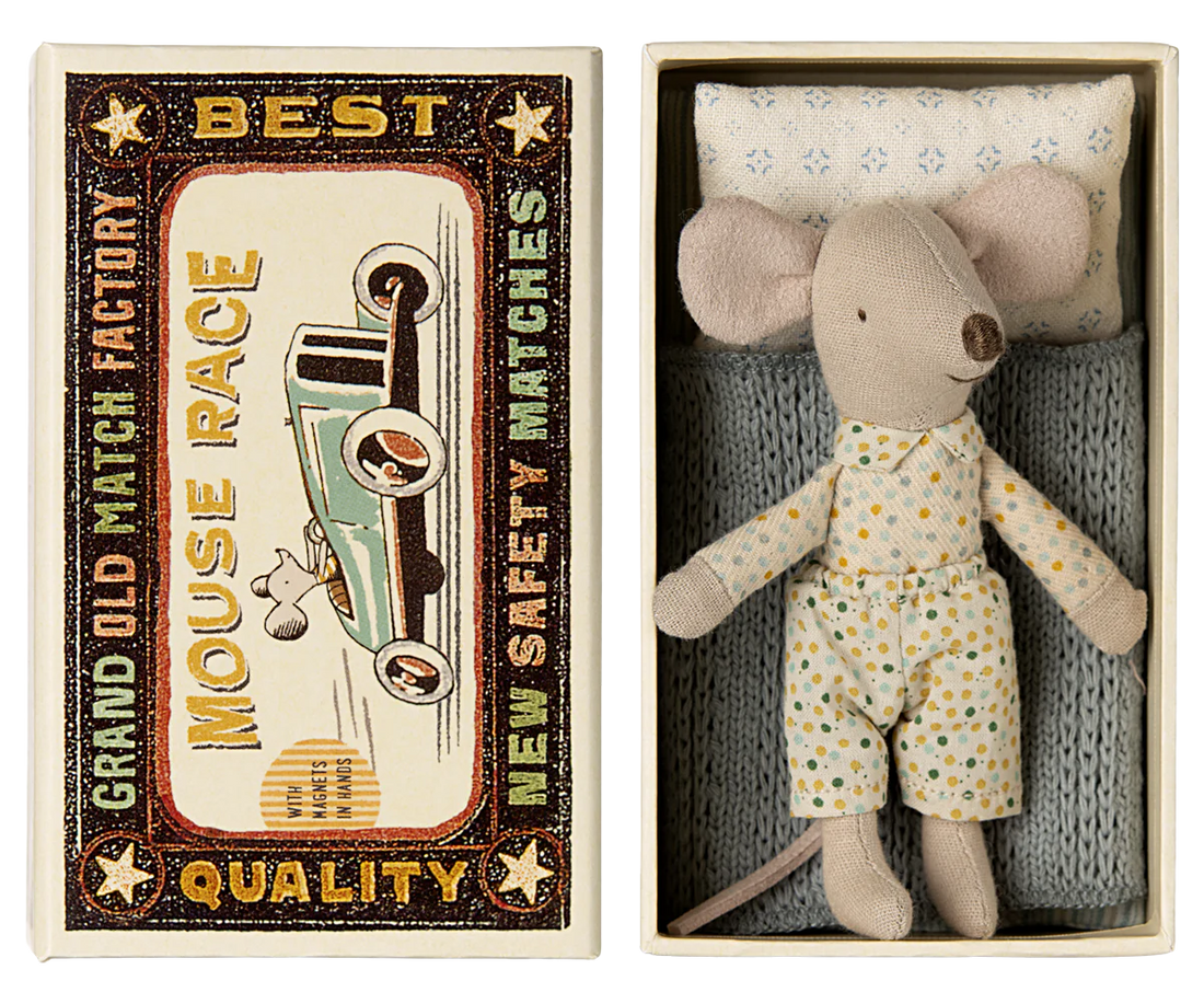 Little Brother Mouse In Matchbox