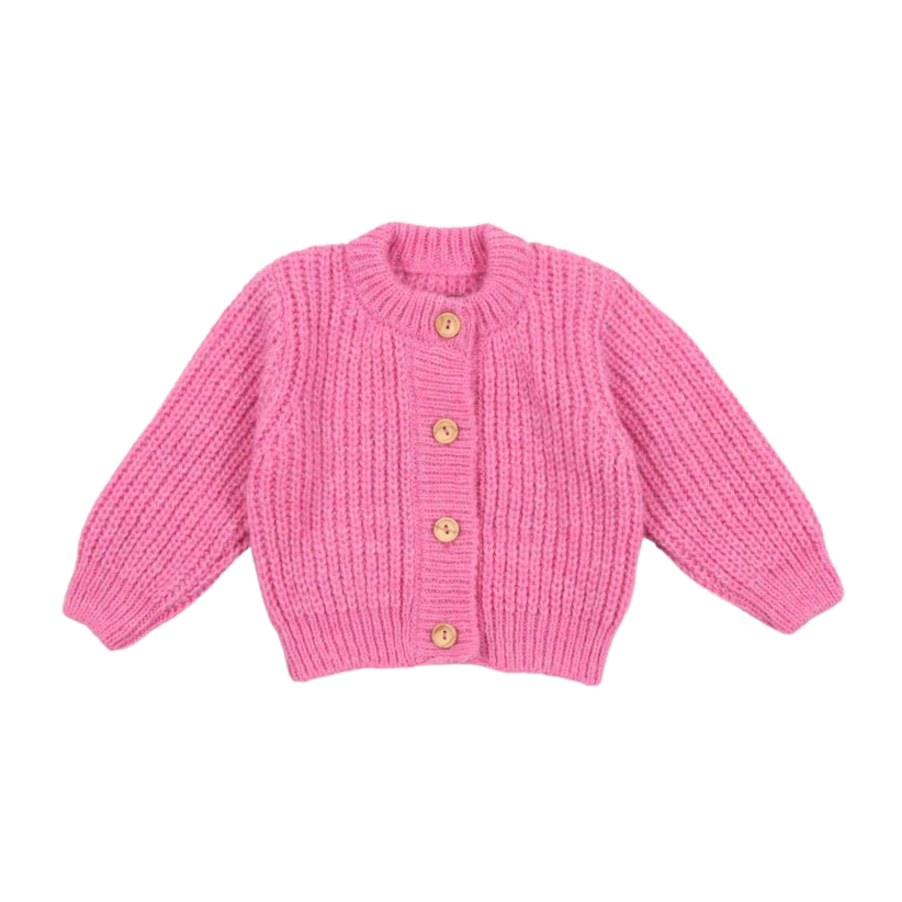 Tampere Baby Cardigan - Blush Pink