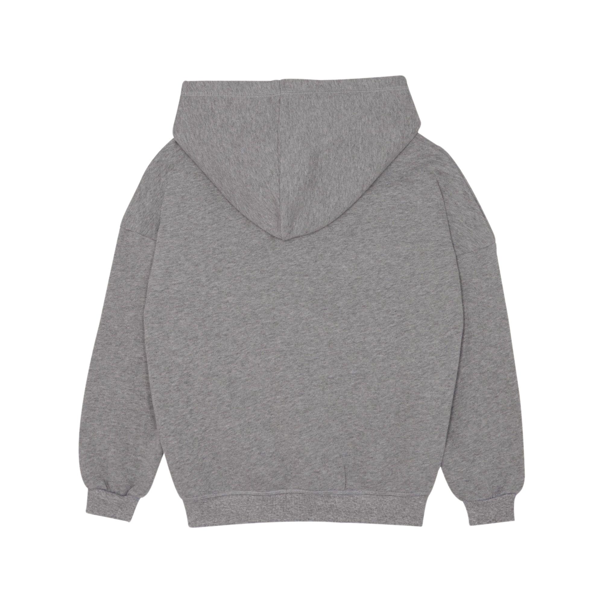 Grey Oversized Kids Zipped Sweatshirt - Grey