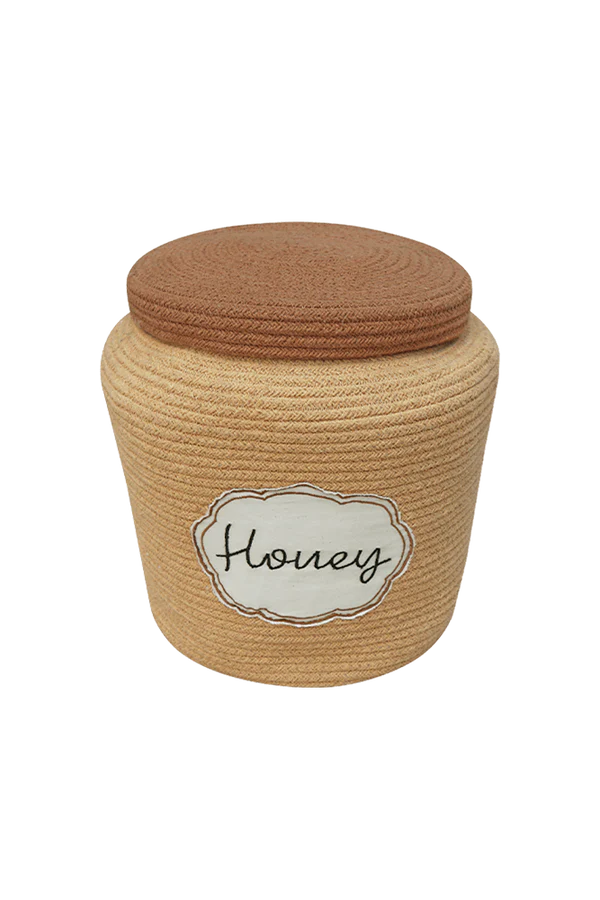 Basket Honey Pot