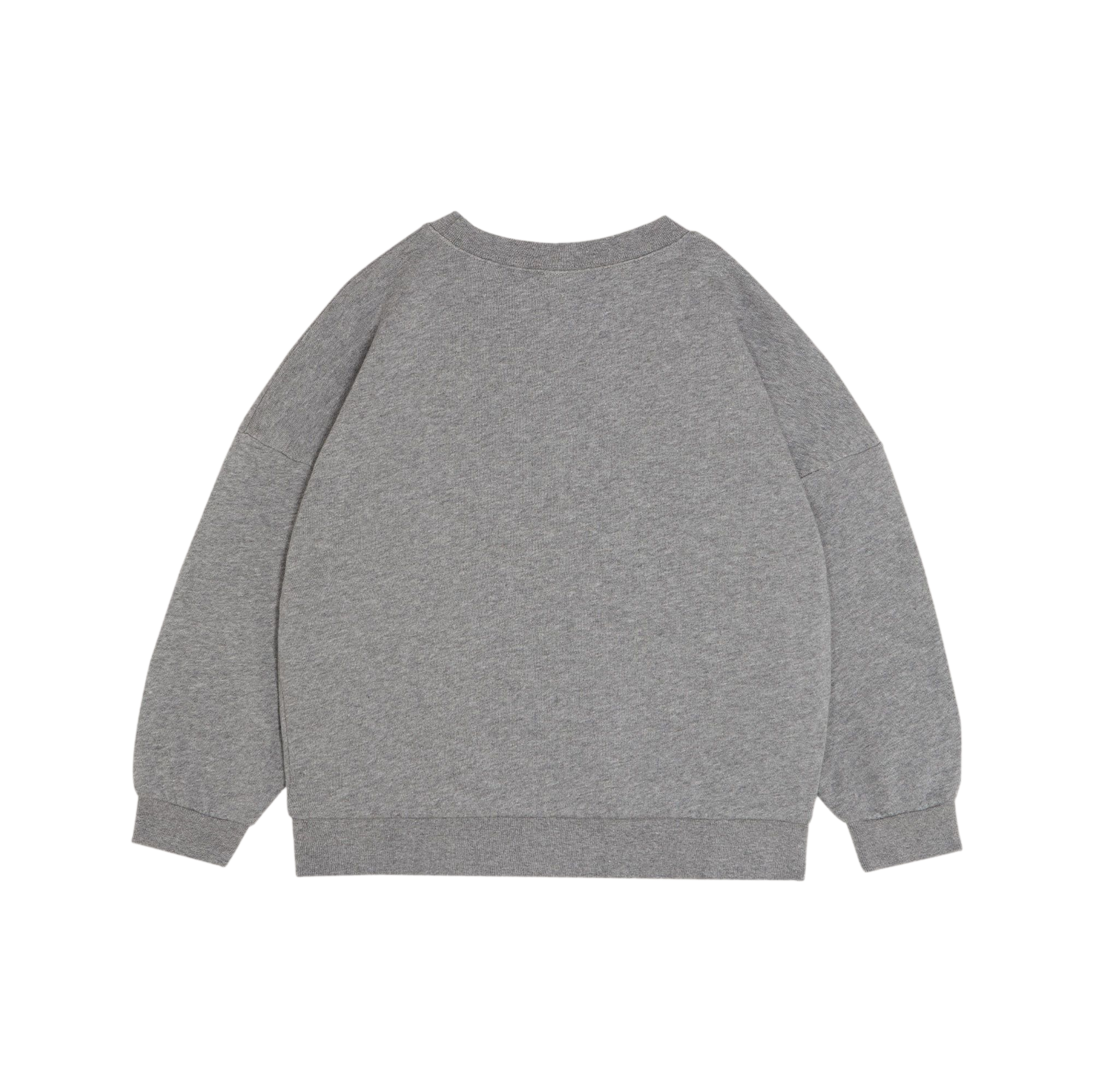 Blue Hat Oversized Kids Sweatshirt - Grey