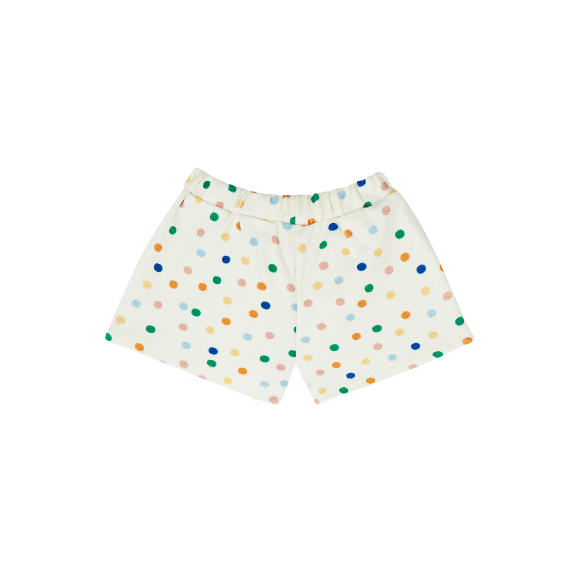 Dots Allover Baby Shorts - Ecru