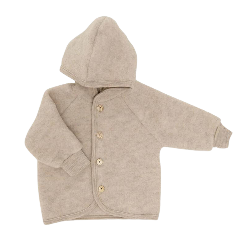 Hooded Jacket - Sand Melange