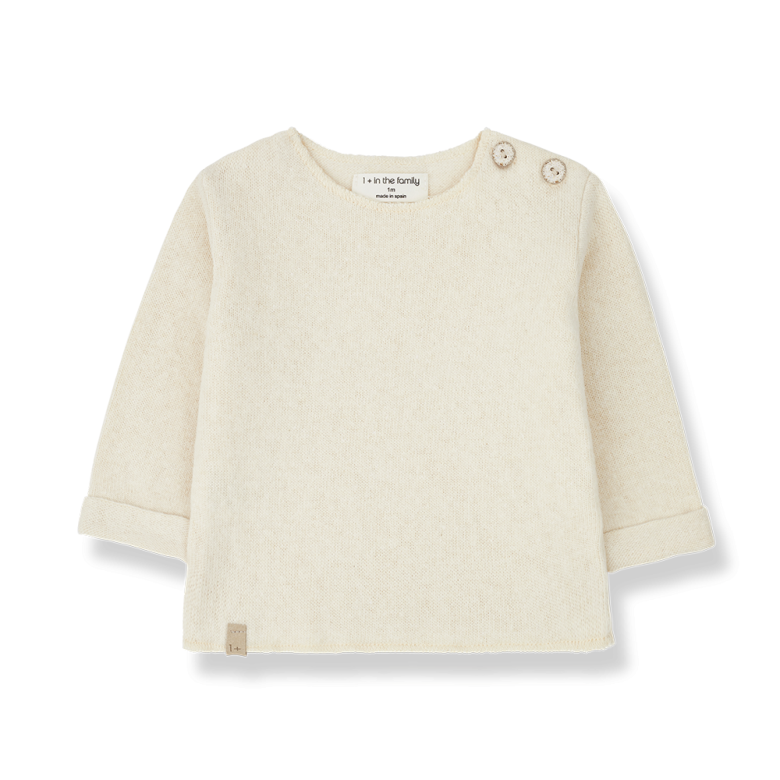 Chapin - L.Sleeve T-Shirt - Ecru