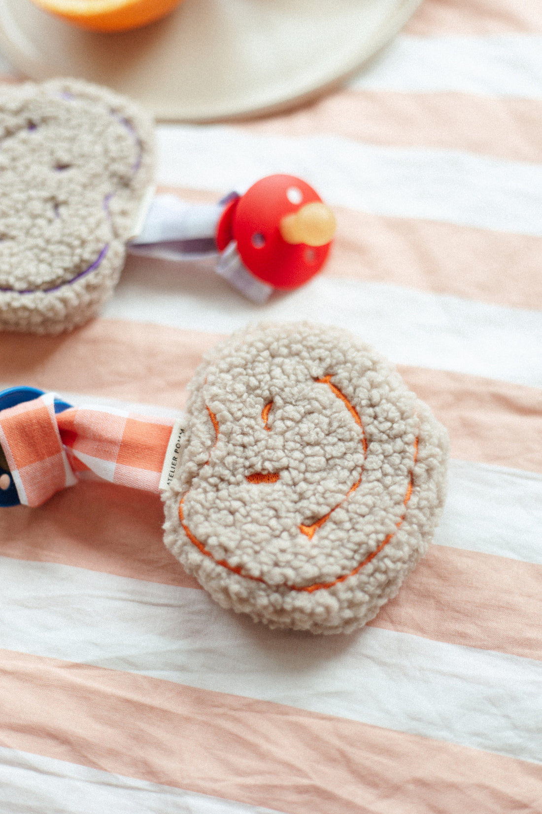 Pomme Cuddle - Teddy Happy Orange
