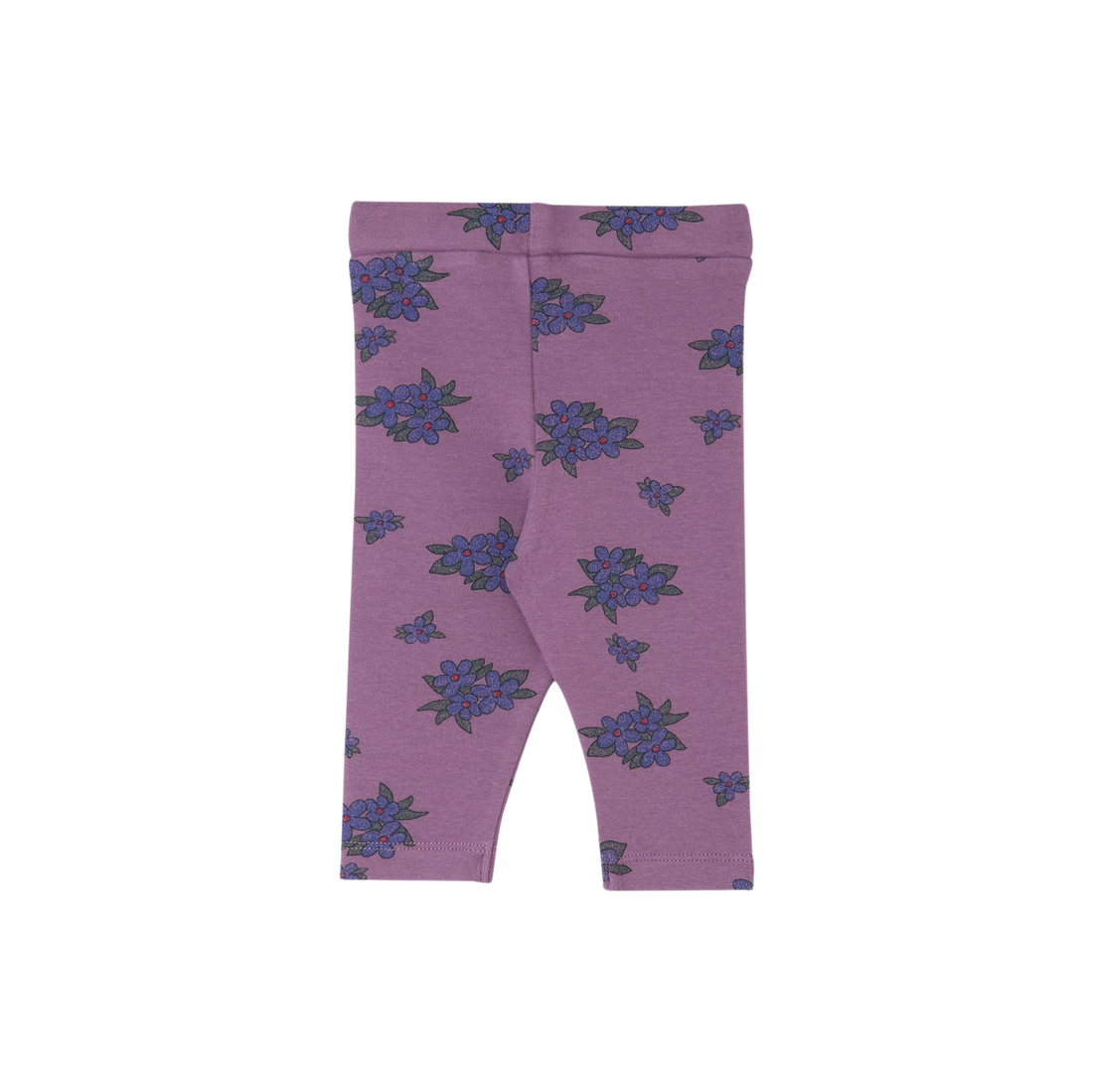 Flowers Baby Leggings - Purple