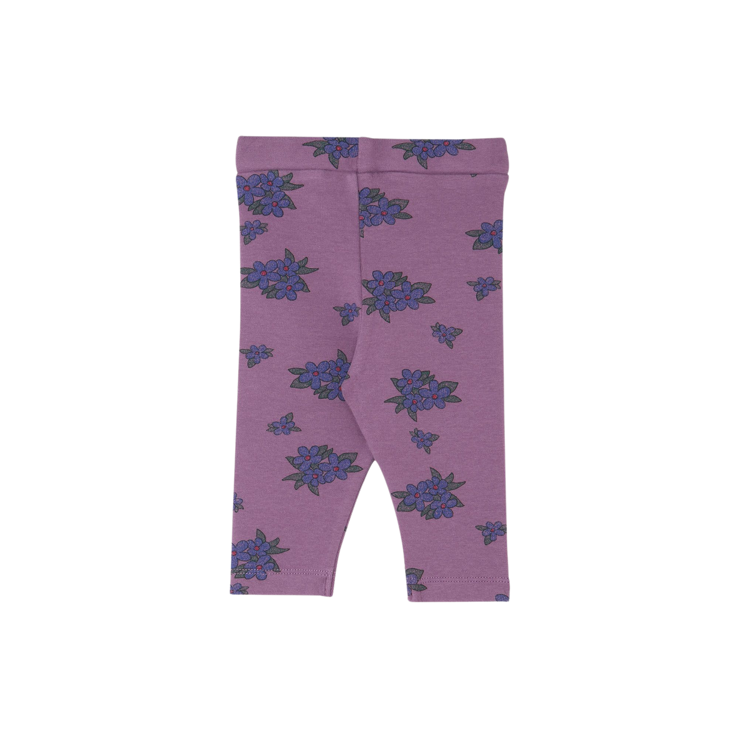 Flowers Baby Leggings - Purple