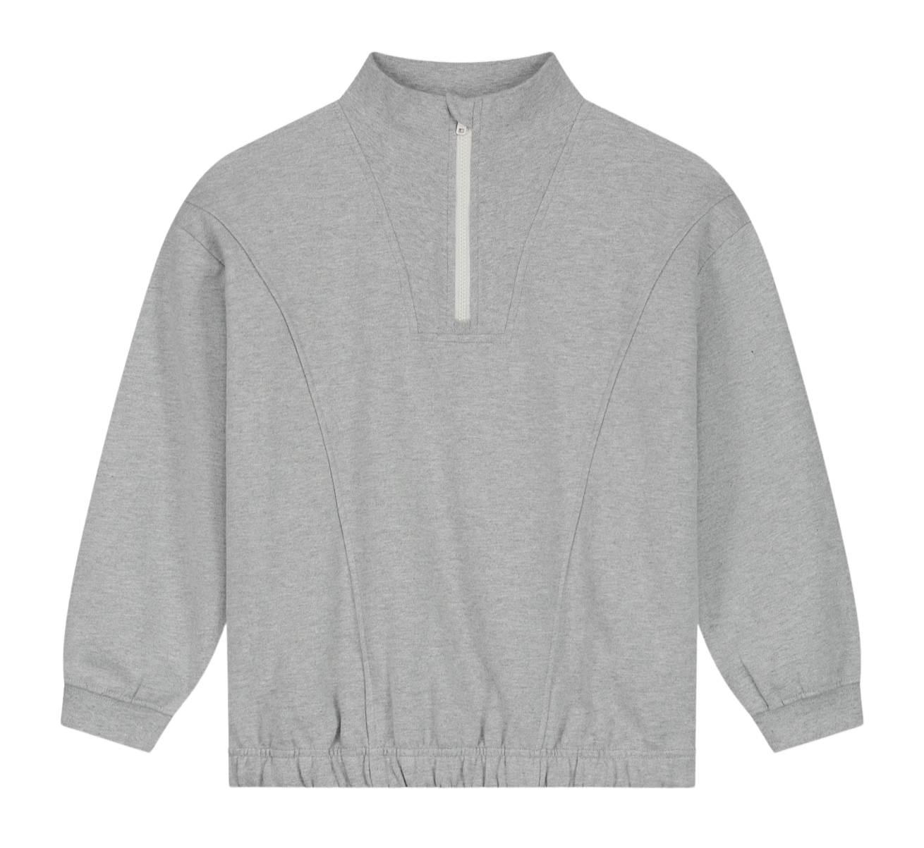 Half-Zip Jumper - Grey Melange