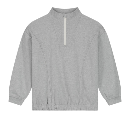 Half-Zip Jumper - Grey Melange