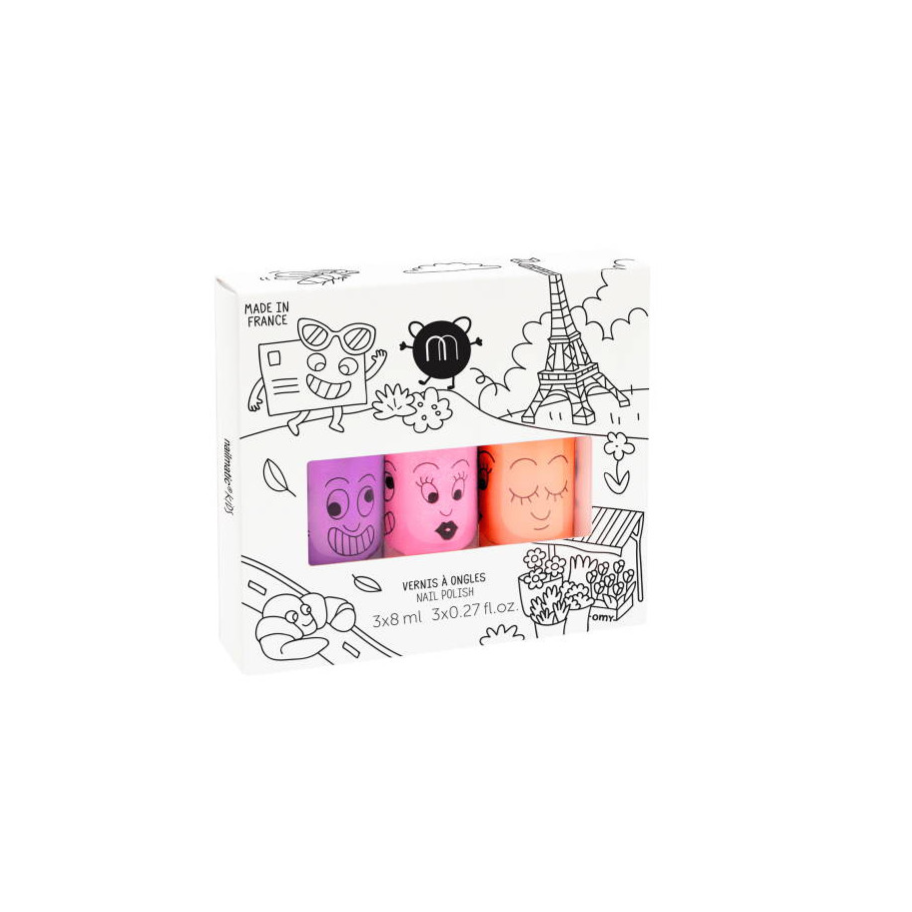 Paris - Pearly Neon Polishes