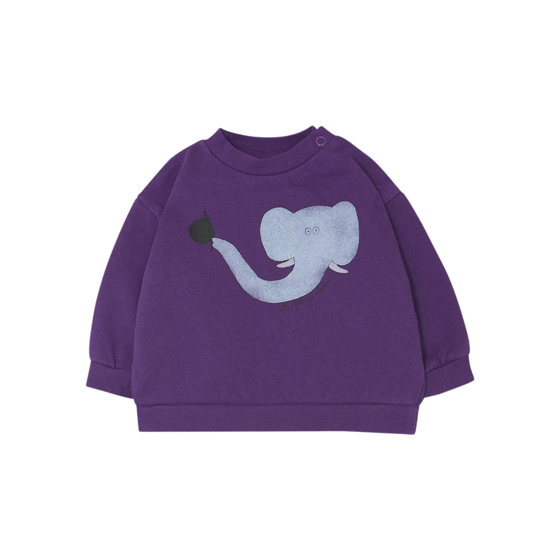 Elephant Baby Sweathsirt - Purple