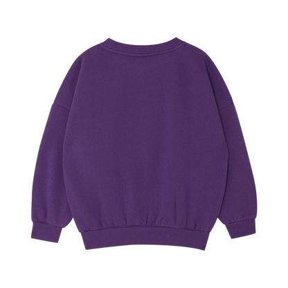 Elephant Oversized Kids Sweatshirt - Purple