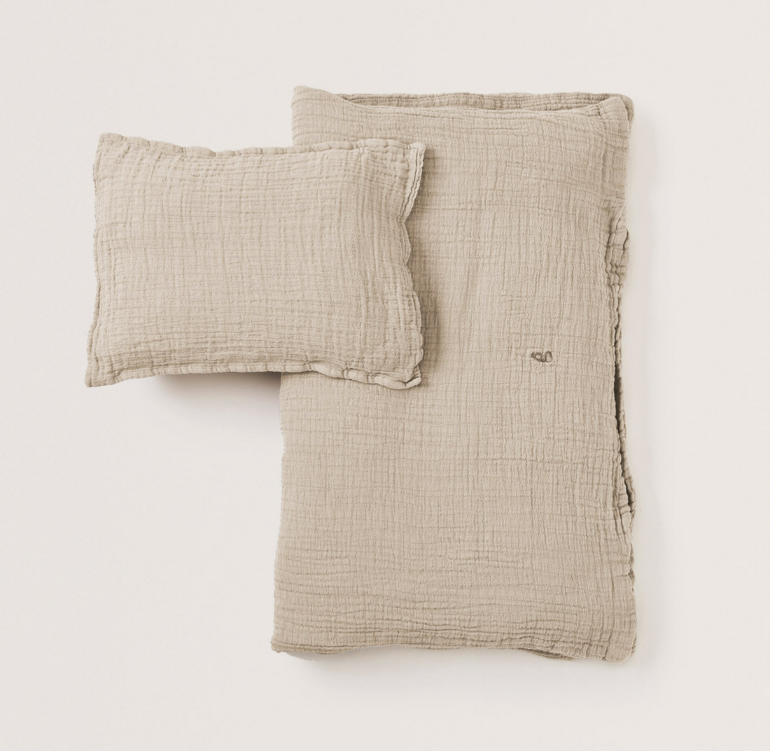 Muslin Bed Set Baby Olive