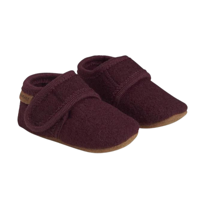 Baby Wool Slippers - Winetasting