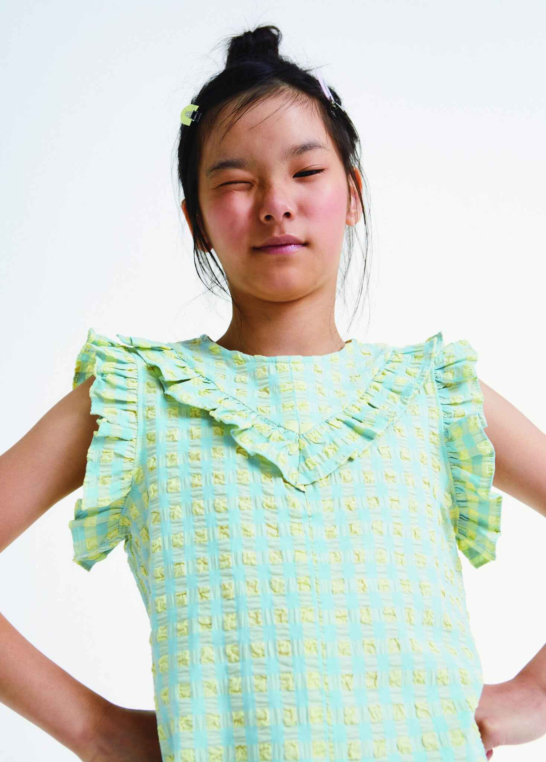 Canyon Yellow Blouse - Yellow Check