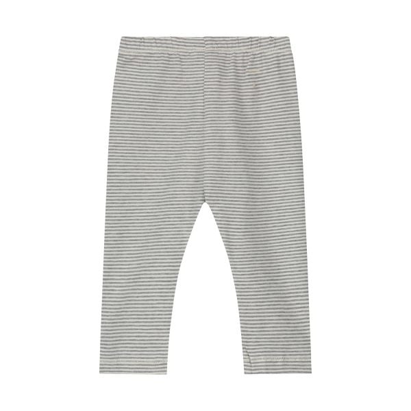 Baby Leggings - Grey Melange Cream