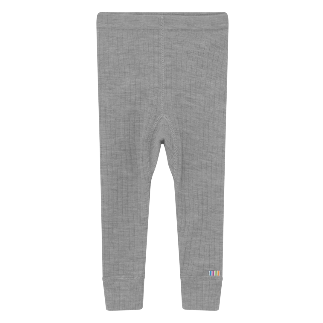 Legging 100% Wol - Light Grey Melange