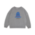 Blue Hat Oversized Kids Sweatshirt - Grey