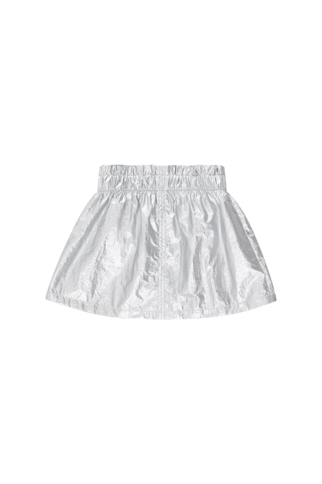 Metallic Skirt - Silver Metallic