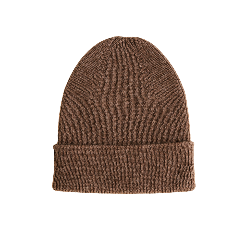 Beanie Fonzie Newborn - Mocha