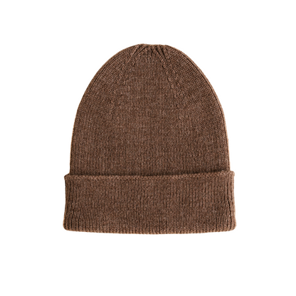 Beanie Fonzie Newborn - Mocha