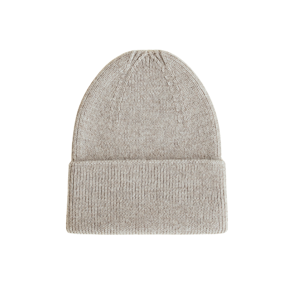 Beanie Fonzie Newborn - Pebble