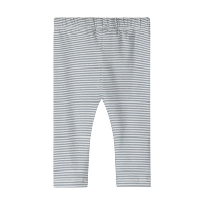 Baby Leggings GOTS - Stone Gray - Cream