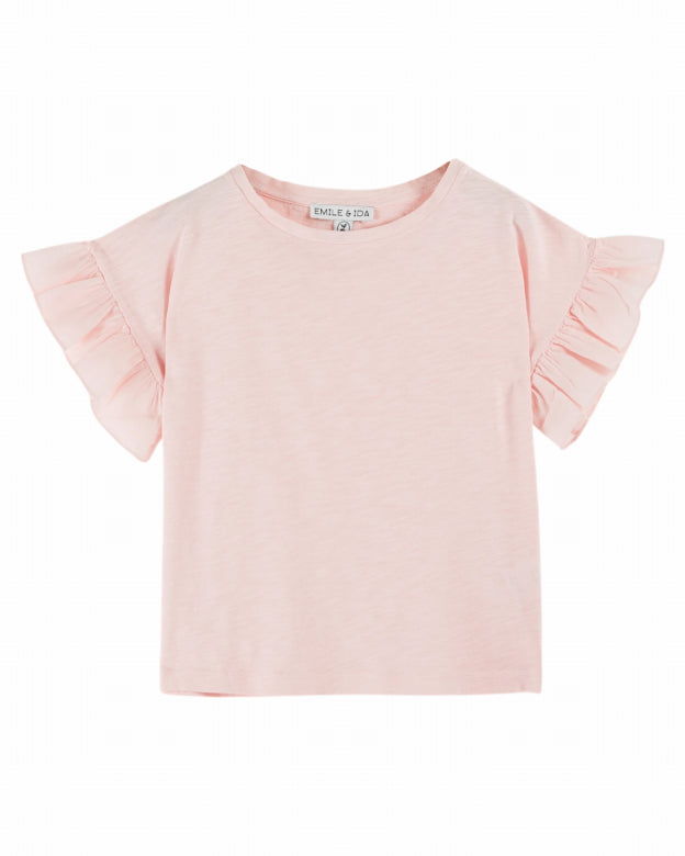 Tee Shirt Jersey Flamme - Macaron